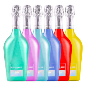 Ceci Otello Color è uno Spumante Brut ottenuto da uve Pinot Bianco. Si contraddistingue per la veste sgargiante di colori effetto cromo. Bollicina estiva. Ceci Otello Color Pinot Bianco Spumante Brut ha un colore giallo paglierino tenue con un elegante e persistente perlage.Al naso esprime un delicato corredo olfattivo in cui emergono in primis note di gelsomino, biancospino ed erbe aromatiche che introducono a sentori fruttati agrumati e dolci come ananas, susina e pesca. Si appressa anche una piacevole mineralità.Al palato la decisa freschezza e la buona sapidità sostengono le piacevoli note floreali e fruttate integrate da una sensibile mineralità. La struttura, l’eleganza e la buona persistenza sono le impronte vincenti di questo spumante. “La vita è come un arcobaleno: ci vogliono la pioggia e il sole per vederne i colori”Proverbio indianoLe stagioni della vita si susseguono come quelle della vite. Entrambe sono doni colorati e qualunque siano le sfumature dell’attimo scopriremo sempre i loro gusti. Otello Ceci Color ha dato forma a tutte le espressioni di un vino e ne ha fatto una terapia cromatica. Ognuno di noi vive le proprie emozioni in relazione ai momenti e questo vino è quello giusto per vivere gli istanti e gli istinti in un mondo a colori.