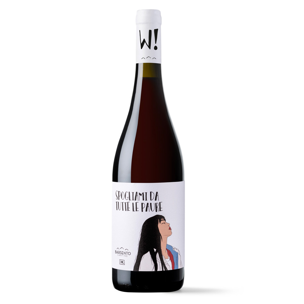 Barsento W'Heart Primitivo Puglia IGT si presenta di colore rosso rubino con riflessi violacei.Al naso è intenso, vinoso e fruttato, con piacevoli sentori di ciliegia e prugna.Al palato abbina una straordinaria freschezza ad un bel tannino. W'Heart - Wine, Heart, Art (Vino, cuore, arte) - W'Heart è il sogno di un vino in cui l'etichetta cambia, sulla base delle vostre emozioni.L'amore, la spensieratezza, la nostalgia, il gioco,... Per il Primitivo sono state realizzate 15 illustrazioni da Claudio Castellana, giovane artista digitale dal tratto semplice ed istintivo, abbinato a giochi di parole che sarete voi di volta in volta ad interpretare, a seconda del vostro stato d'animo. I vini W'Heart! nascono da un progetto di comunicazione innovativo dedicato a tutti i wine lovers, che racchiude una collezione di oltre 60 diverse etichette d'artista per i vini bianco, rosso, rosato, spumante bianco e spumante rosé. Claudio Castellana ha creato una linea di etichette rivolta al mondo dei giovani, al loro modo di comunicare sintetico, diretto e perché no, anche un po’ romantico.L’obiettivo è dare voce ad una generazione a metà strada, né piccola né grande. Trovare uno spazio d’espressione in linea con quello social con cui sono cresciuti: una comunicazione fatta di immagini e brevi testi di impatto forte e chiaro, capace di coinvolgere emotivamente i giovani wine lovers.