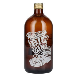 Big Gino Original è un dry gin artigianale 100% italiano ottenuto a partire da una base alcolica di grano di alta qualità. Viene prodotto con il metodo cold compound (infusione a freddo) di tre botaniche naturali: ginepro, pomelo e bacche di pimento. Le fasi di lavorazione sono seguite da Roberto Marton in persona, fondatore del marchio Roby Marton. Il metodo di produzione, oltre alla scelta delle migliori materie prime, rende Big Gino un distillato unico ed inimitabile, che esalta le caratteristiche e i sentori naturali di ogni botanica. Al naso prevale l'aroma del ginepro, unito alle note più dolci e particolari. Al palato, grazie alle note del pomelo, è fresco, agrumato e beverino, con un lungo finale che si caratterizza per le note più erbacee. Prodotto in piccoli lotti ed imbottigliato rigorosamente a mano, questo Dry Gin è perfetto per la creazione di Gin&Tonic oppure è la base perfetta per cocktail esotici, pestati o ricchi di frutta. La bottiglia ricorda quelle usate nelle vecchie farmacie e lo stivale rappresentato in etichetta rappresenta il Made in Italy e l'artigianalità alla base di questo prodotto.