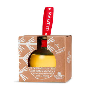 Mazzetti Pallina di Natale Merry Grappa con Grappa Invecchiata Mazzetti - Pallina di Natale in vetro contenente 10 cl di Grappa Invecchiata Mazzetti, una fantastica idea regalo da utilizzare per addobbare l'albero.
