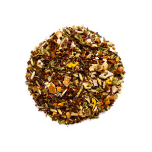 Meridiani Tisana d'Erbe Dopo Pasto 80g - Tisana della digestione. L’honeybush, ottenuto dalla fermentazione delle foglie di una pianta indigena che cresce in Sud Africa. Assieme al matè verde è alla base di questa tisana dal gusto dolce ed aromatico, ideale per favorire la digestione. Priva di aromi.