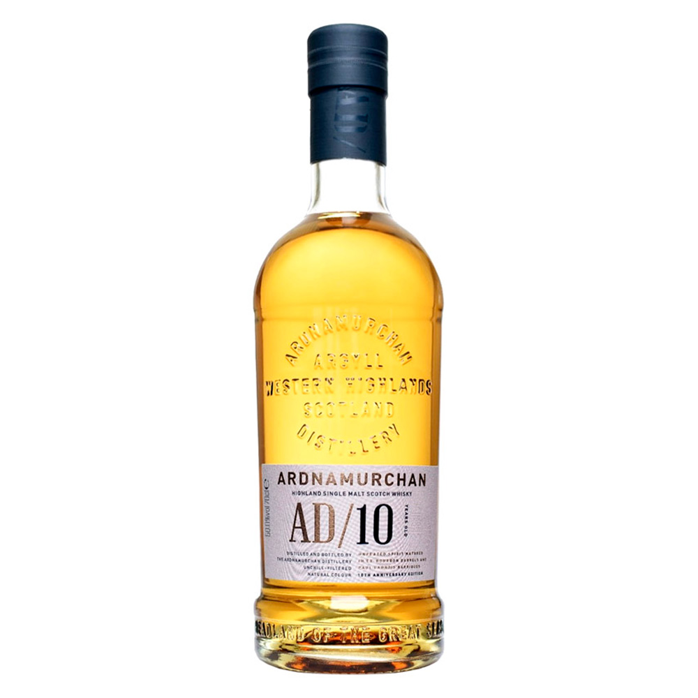 Ardnamurchan AD/10 Years Old Highland Single Malt Scotch Whisky Anniversary Edition