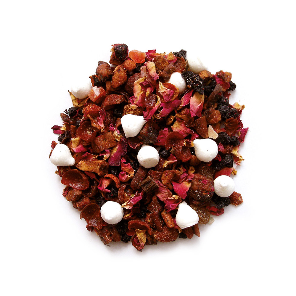 Meridiani Infuso di Frutta Fiocco di Neve 80g - Come un delicato fiocco che si posa leggero sull’inverno, questo infuso avvolge i sensi con una dolcezza inattesa. I candidi fiocchi di meringa si uniscono alla dolcezza della pera, alla morbidezza dell’uva sultanina e alla nota vellutata del mirtillo, creando una miscela sorprendente e soffice come neve appena caduta. Un abbraccio caldo e dolce, perfetto per trasformare ogni giornata fredda in un momento di coccola.