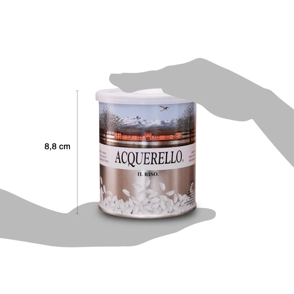 Riso Carnaroli Acquerello invecchiato 1 anno Lattina 250g