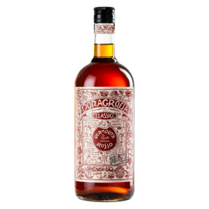 Doragrossa Vermouth Rosso, colore rubino intenso con botaniche naturali di assenzio, spezie e agrumi