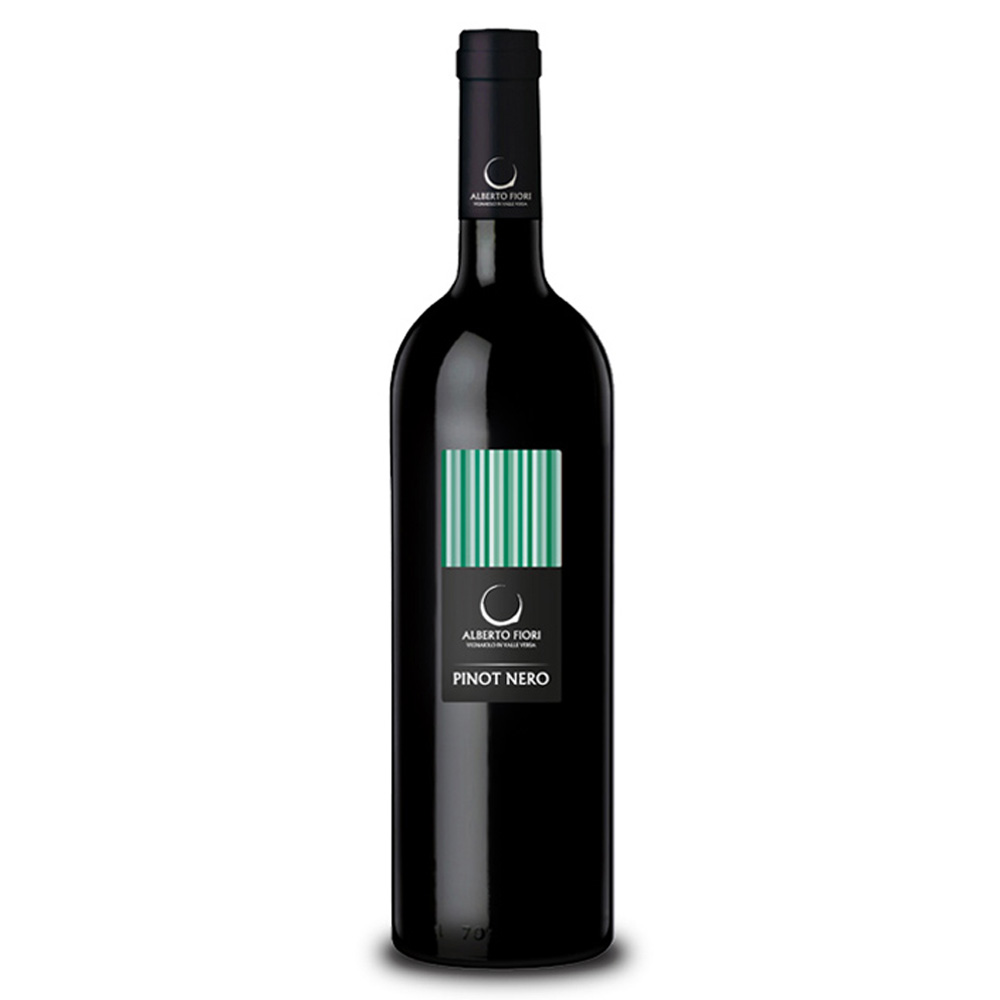 Alberto Fiori Pinot Nero Vinificato in Bianco Frizzante, bottiglia di vino frizzante dell'Oltrepò Pavese.