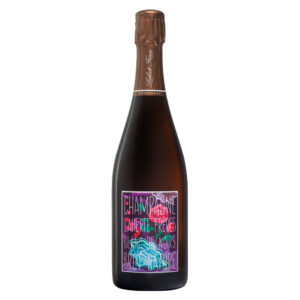 Laherte Freres Blanc De Noirs Brut Nature, bottiglia di Champagne Blanc de Noirs Dosage Zero, 50% Pinot Nero e 50% Pinot Meunier.